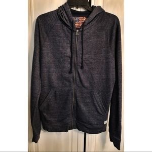 Lucky Brand American eagle and stars zip up hoodie